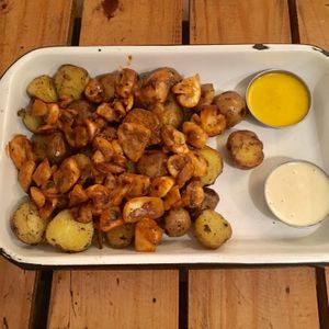 Hot Champipapas at El Jardín de Jazmín in Lima