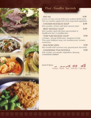 Noodles special  at Chiangmai Thai Kitchen in Longview