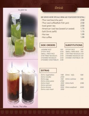 Drink at Chiangmai Thai Kitchen in Longview