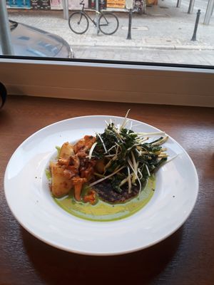 My fantastic meal! Thanks to super chef Hania at Zyzna in Wroclaw