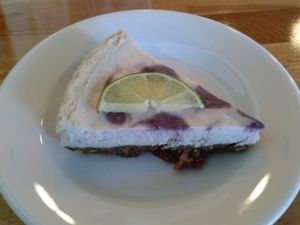 berry cheesecake at One Veg World in Pasadena