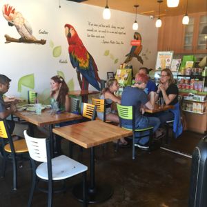 cheerful spot at One Veg World in Pasadena