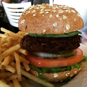 One Veg World burger at One Veg World in Pasadena