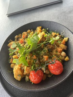 Groenten Tajine 26€  at Moio Beach in Oostburg