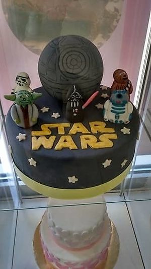 The coolest cake I've ever seen!:D at NomNom Vegan Bakery in Vienna