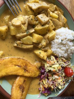 Vegan guatita   at Mishqui Quinde Sweet Hummingbird in Mindo