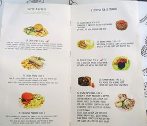 Menu 5 at Universo Vegano in Florence