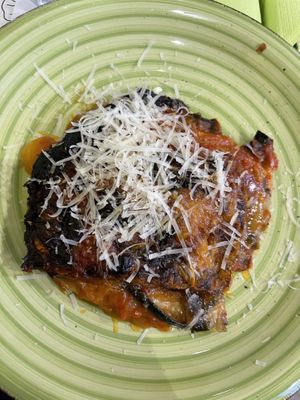 Parmigiana  at Universo Vegano in Florence