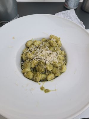 Gnocchi at Universo Vegano in Florence