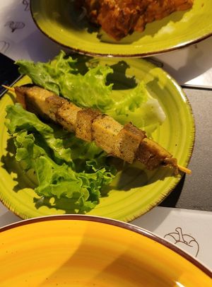 tofu starter at Universo Vegano in Florence