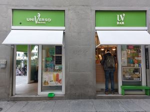 Entrance at Universo Vegano in Florence