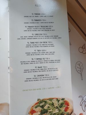 Pizza 2 at Universo Vegano in Florence