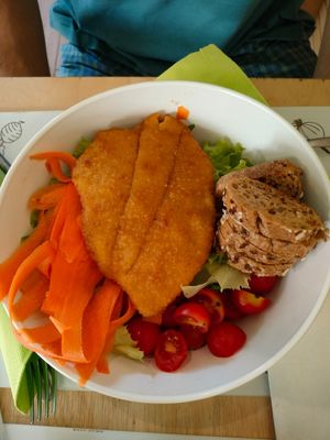 Delicious salad! at Universo Vegano in Florence