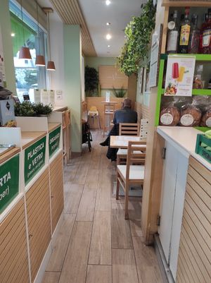 Inside at Universo Vegano in Florence