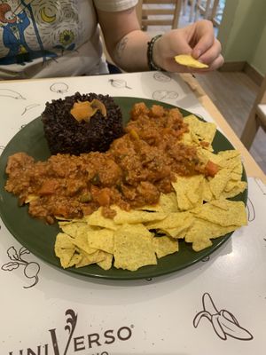 Nachos  at Universo Vegano in Florence