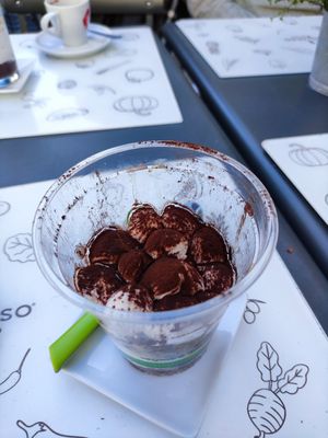 Tiramisù at Universo Vegano in Florence