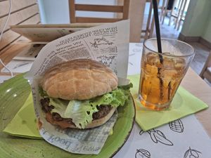 Vegan kebab & Spritz at Universo Vegano in Florence