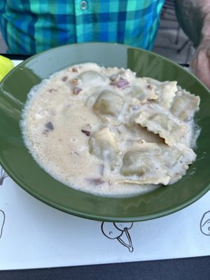 Ravioli  at Universo Vegano in Florence
