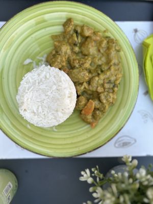 Indian taste curry   at Universo Vegano in Florence