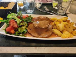 Seitan arrosto at Universo Vegano in Florence