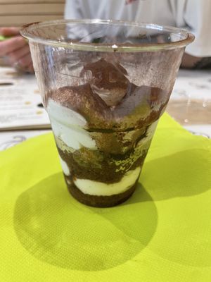 Vegan tiramisu   at Universo Vegano in Florence