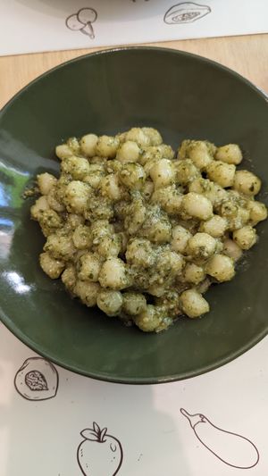 Gnocchi at Universo Vegano in Florence