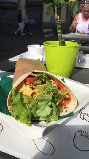 mexican veghina at Universo Vegano in Florence