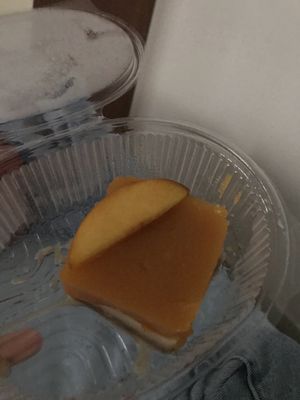 cheesecake at Universo Vegano in Florence