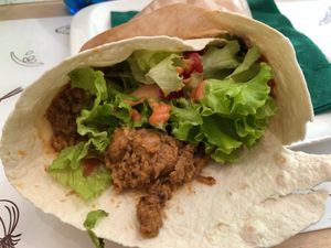 Vegghini turkish at Universo Vegano in Florence