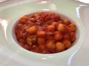 Gnocchi at Universo Vegano in Florence