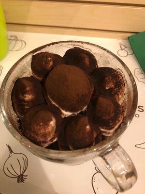 Tiramisu was ok at Universo Vegano in Florence