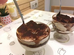 Tiramisu  at Universo Vegano in Florence