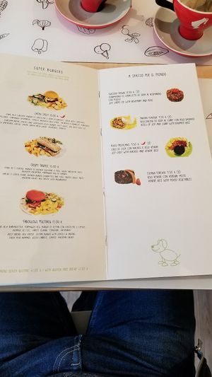 Menu at Universo Vegano in Florence
