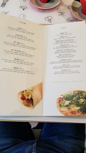 Menu at Universo Vegano in Florence