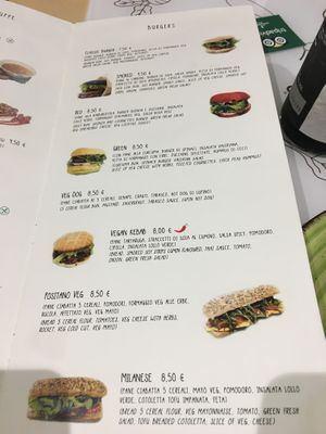 Lots of options  at Universo Vegano in Florence