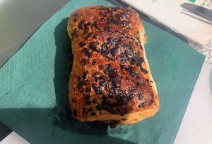 Chocolate croissant  at Universo Vegano in Florence