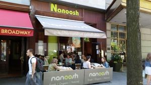 outside at Nanoosh in New York City
