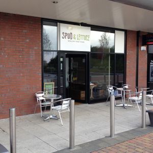 outside  at Spud and Lettuce in Newcastle Upon Tyne