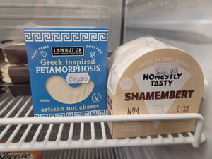 Cheese...that was a great giggle at Vegonia Wholefoods in Porthmadog