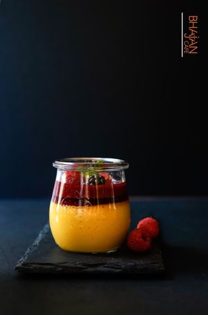 pannacota at Bhajan Cafe in Riga