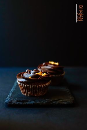 cupcake  at Bhajan Cafe in Riga