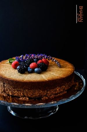 cheesecake  at Bhajan Cafe in Riga