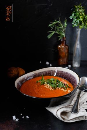 soup at Bhajan Cafe in Riga