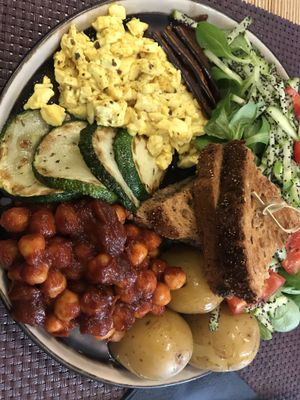 Breakfast xxx at Bhajan Cafe in Riga