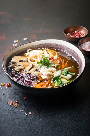 ramen at Bhajan Cafe in Riga