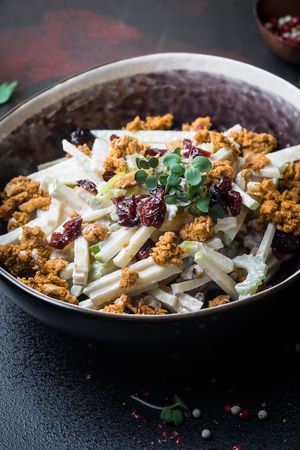 waldorf at Bhajan Cafe in Riga