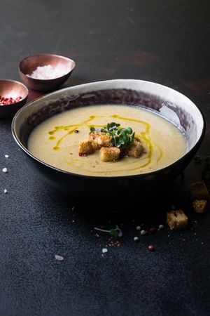 soup at Bhajan Cafe in Riga