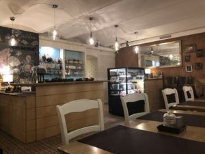 Interior  at Bhajan Cafe in Riga