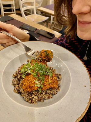 Yummyy... at Bhajan Cafe in Riga