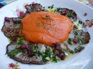 mushrooms at El Paladar in Sevilla